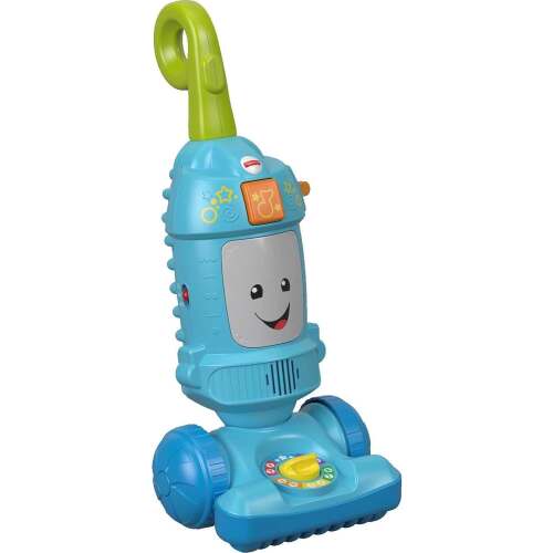 Fisher-Price Laugh & Learn Toddler Toy Light-Up Learning Vacuum Musical Push Along For Pretend Play Ages 1+ Years