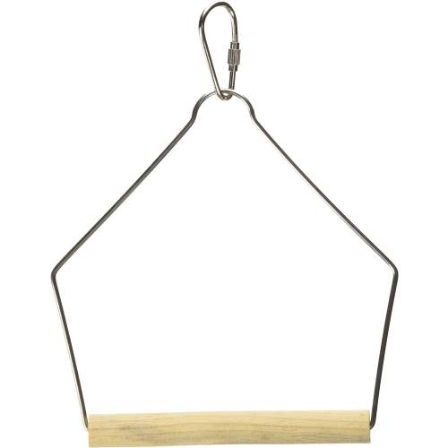 Natural Wood Birdie Basics Birch/Wire Swing, 4 by 5-Inch