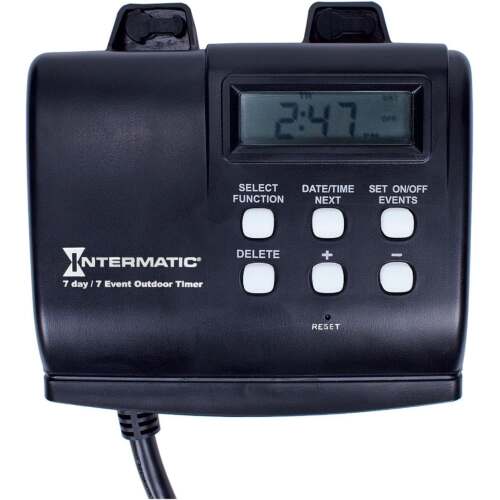HB880R 15-Amp Outdoor Digital Timer for Control of Lights, Decorations