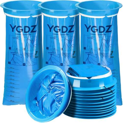 YGDZ Vomit Bags Disposable, 15 Pack Barf Throw Up Emesis Puke Nausea for Travel Motion Sickness, Car & Aircraft, Kids,1000ml